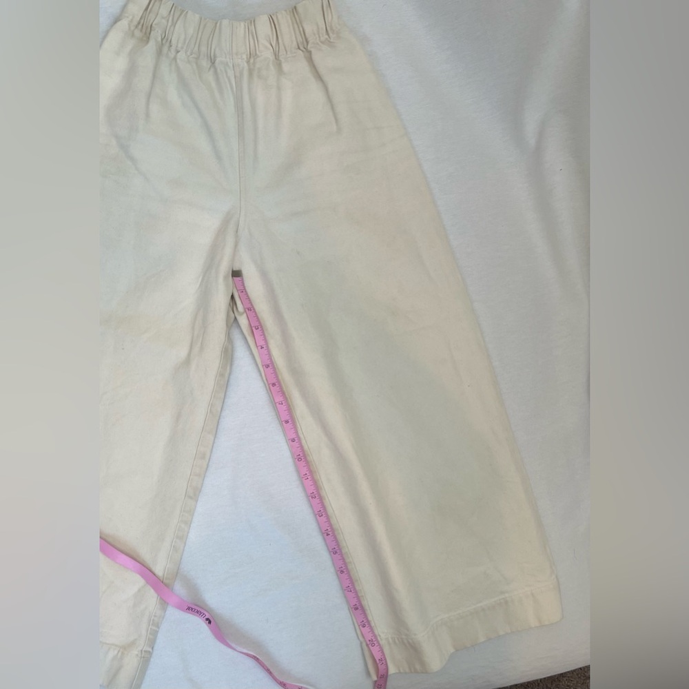 Elizabeth Suzann Florence pant in Natural Cotton Canvas - Picture 2 of 3